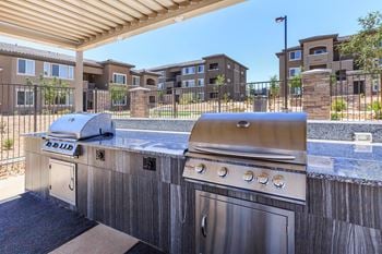 Clubhouse interior area bbq